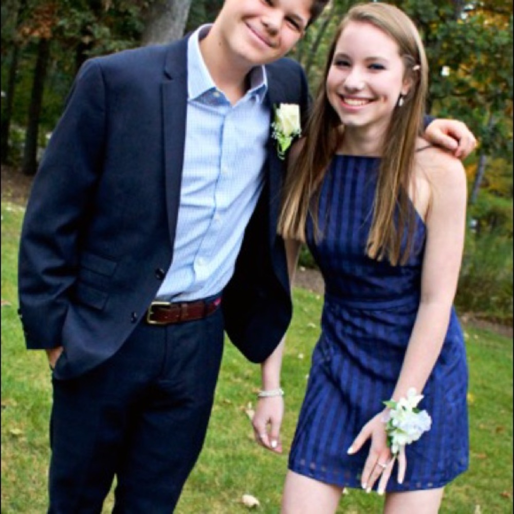 NBD Gorgeous BACKLESS Blue Dress!